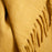 Velatu Fringed Merino Wool Throw, Ochre