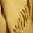 Velatu Fringed Merino Wool Throw, Ochre