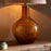 Didan Recycled Glass Lamp, Honey, from Nkuku