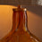 Didan Recycled Glass Lamp, Honey, from Nkuku