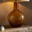 Didan Recycled Glass Lamp, Honey, from Nkuku