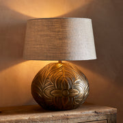 Purana Etched Table Lamp