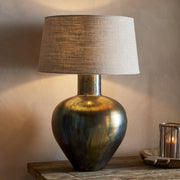 Higala Burnished Bronze Table Lamp from Nkuku