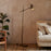 Thenkara Directional Floor Lamp, Antique Brass