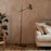 Thenkara Directional Floor Lamp, Antique Brass