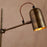 Thenkara Directional Floor Lamp, Antique Brass