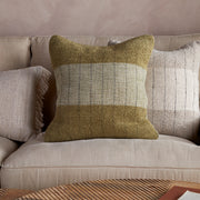 Mayla Cushion Cover, Olive Green