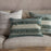 Padal Woven Cushion Cover, Green
