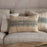 Zairya Jute and Cotton Cushion Cover, Sea Foam