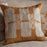 Akki Wool and Cotton Cushion Cover, Ochre