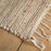 Zairya Kilim Rug, Natural