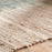 Zairya Jute & Cotton Rug, Sea Foam