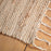 Zairya Jute & Cotton Rug, Sea Foam