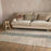 Zairya Jute & Cotton Rug, Sea Foam