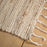 Zairya Jute & Cotton Rug, Sea Foam