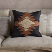 Ayyi Cushion Cover, Black & Brown