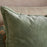 Menmai Velvet Cushion Cover, Eucalyptus