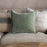Menmai Velvet Cushion Cover, Eucalyptus