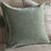 Menmai Velvet Cushion Cover, Eucalyptus