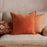 Menmai Velvet Cushion Cover, Cinnamon