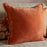 Menmai Velvet Cushion Cover, Cinnamon