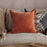 Menmai Velvet Cushion Cover, Cinnamon