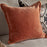 Menmai Velvet Cushion Cover, Cinnamon