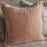 Menmai Velvet Cushion Cover, Dusty Pink