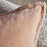 Menmai Velvet Cushion Cover, Dusty Pink