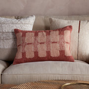 Akki Wool and Cotton Cushion Cover, Dusty Pink
