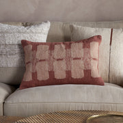 Akki Wool & Cotton Cushion Cover, Dusty Pink