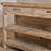 Tivu Reclaimed Wood Kitchen Island, Natural Wood