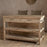 Tivu Reclaimed Wood Kitchen Island, Natural Wood