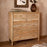 Sri Mango Wood Chest of Drawers, Natural Finish