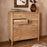 Sri Mango Wood Chest of Drawers, Natural Finish