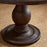 Laya Carved Dining Table, Chocolate Brown, Small