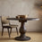 Nkuku Laya Carved Dining Table, Chocolate Brown
