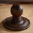 Laya Carved Dining Table, Chocolate Brown, Large