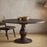 Nkuku Laya Carved Dining Table, Chocolate Brown