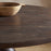 Nkuku Laya Carved Dining Table, Chocolate Brown
