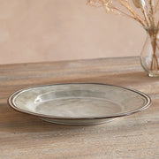 Pedra Dinner Plates, Pewter (Set of 4)