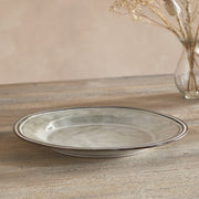 Pedra Dinner Plates, Pewter