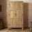 Iya Reclaimed Wood Wardrobe, Natural Finish
