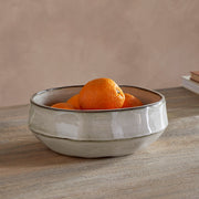 Pedra Serving Bowl, Pewter