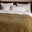 Nidra Velvet & Linen Bedspread, Moss Green