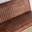 Nuveena Ribbed Leather Bench