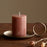 Rustic Soy Mini Pillar Candle, Rust