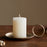 Rustic Soy Mini Pillar Candle, White