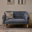 Shristi Upholstered Linen Sofa, Charcoal