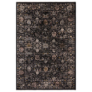 Sovereign Rug, Black Vintage Floral